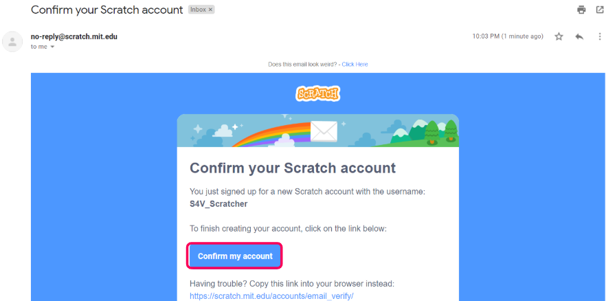 Những lỗi thường gặp khi tạo tài khoản Scratch