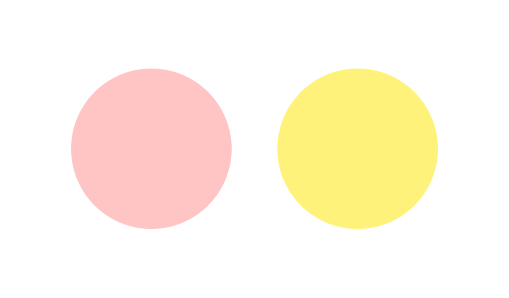 Rose et jaune