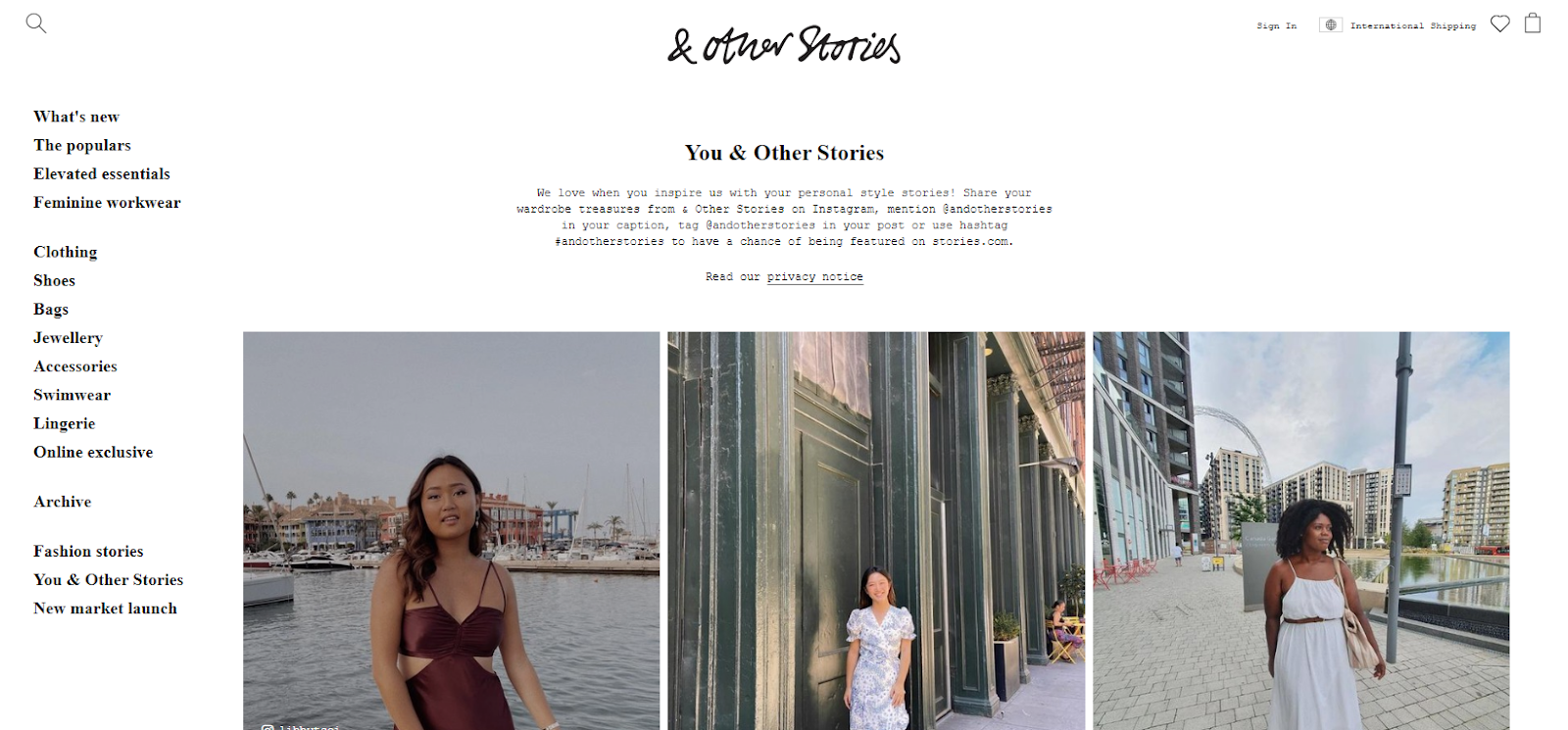 & Other Stories - Create your own fashion story - Online shop
