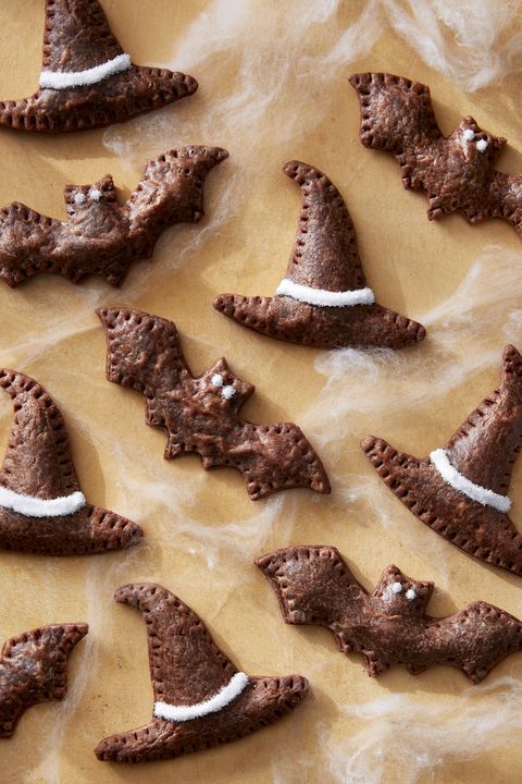 hats and bats chocolate peanut butter tarts