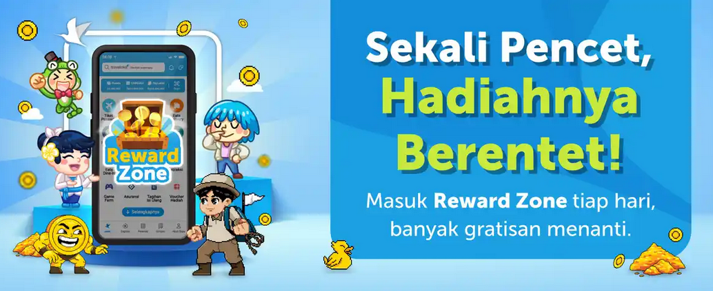 Main Game di Traveloka Reward Zone