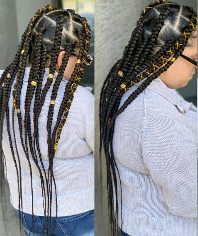large braids