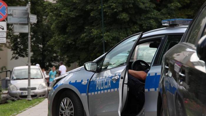 Police patrol car