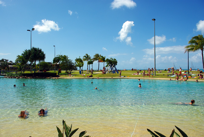 Go for a swim at the Airlie Beach Lagoon