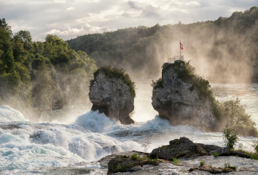 Waterfall in Switzerland 