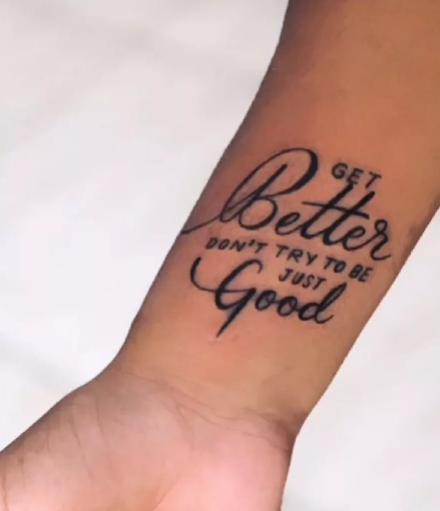 Positive Vibe Tattoo Quotes For Guys
