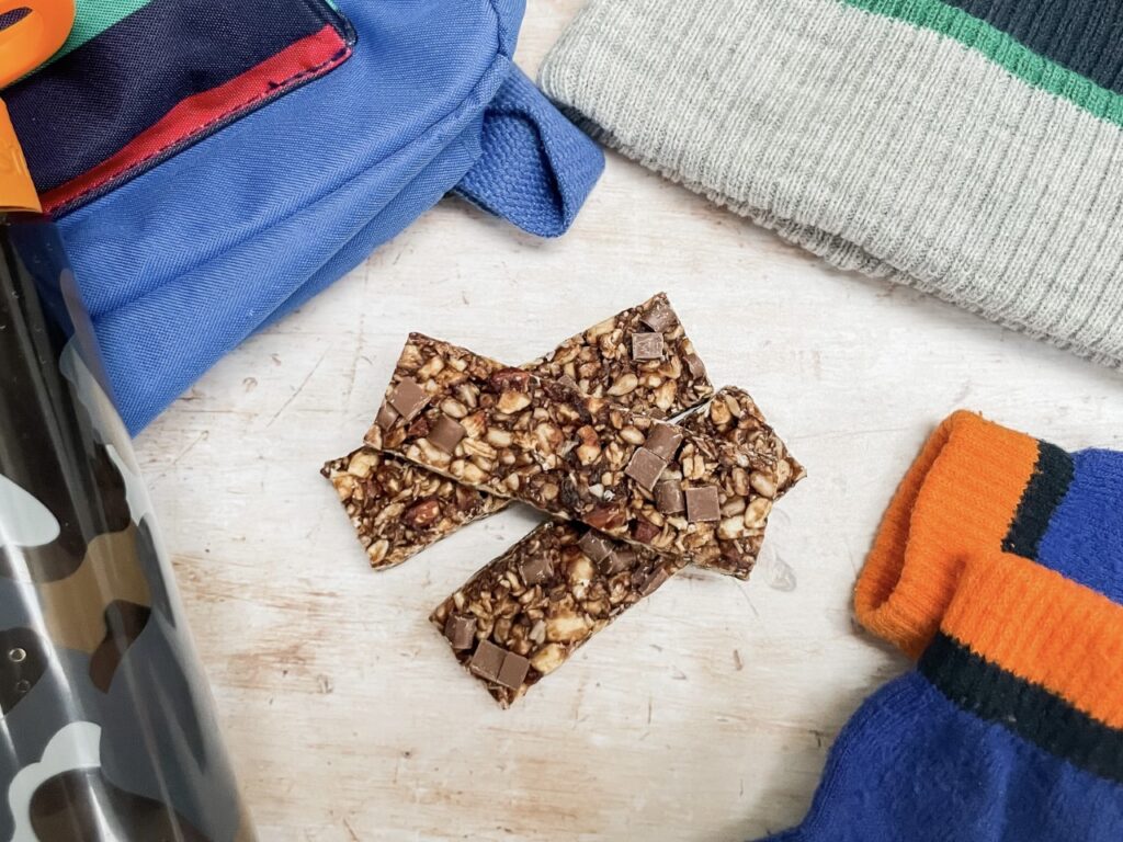 Chocolate cereal bars that contain Wellmune to help immune health