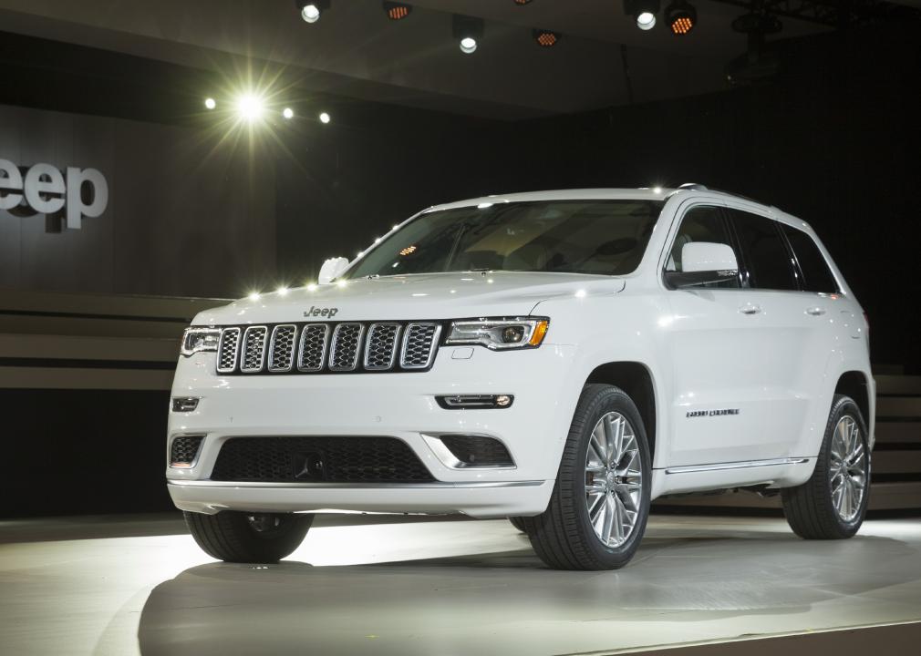 Jeep Grand Cherokee Summit car on display