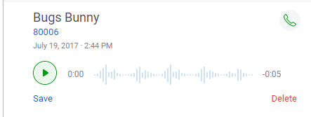 Play Voicemail