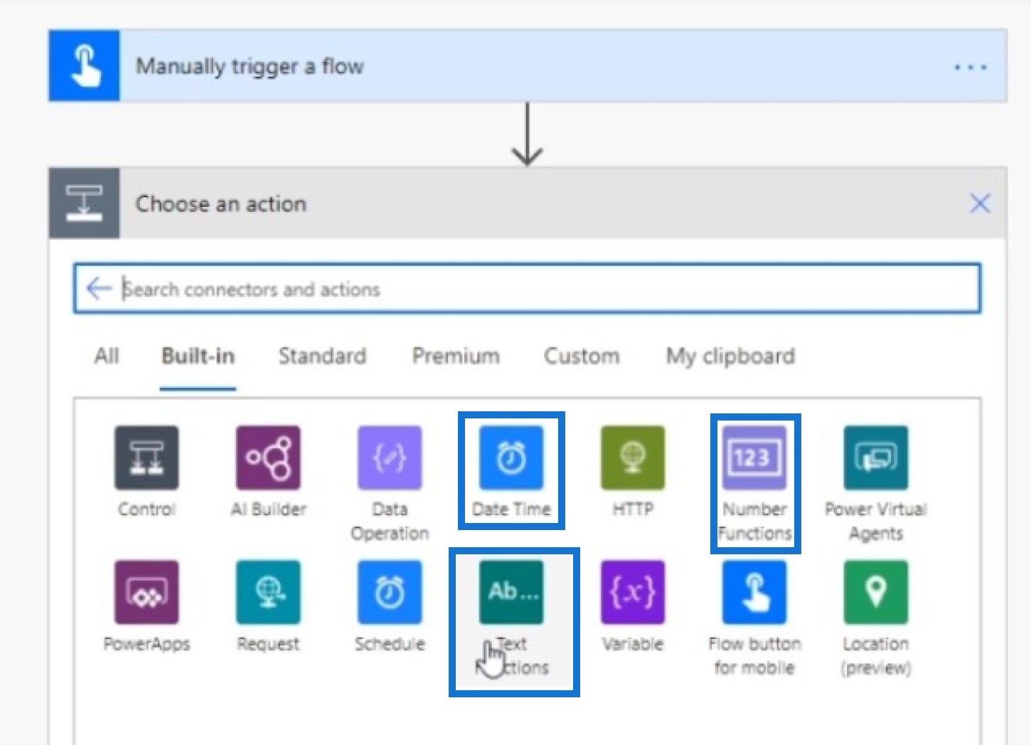 Power Automate connectors