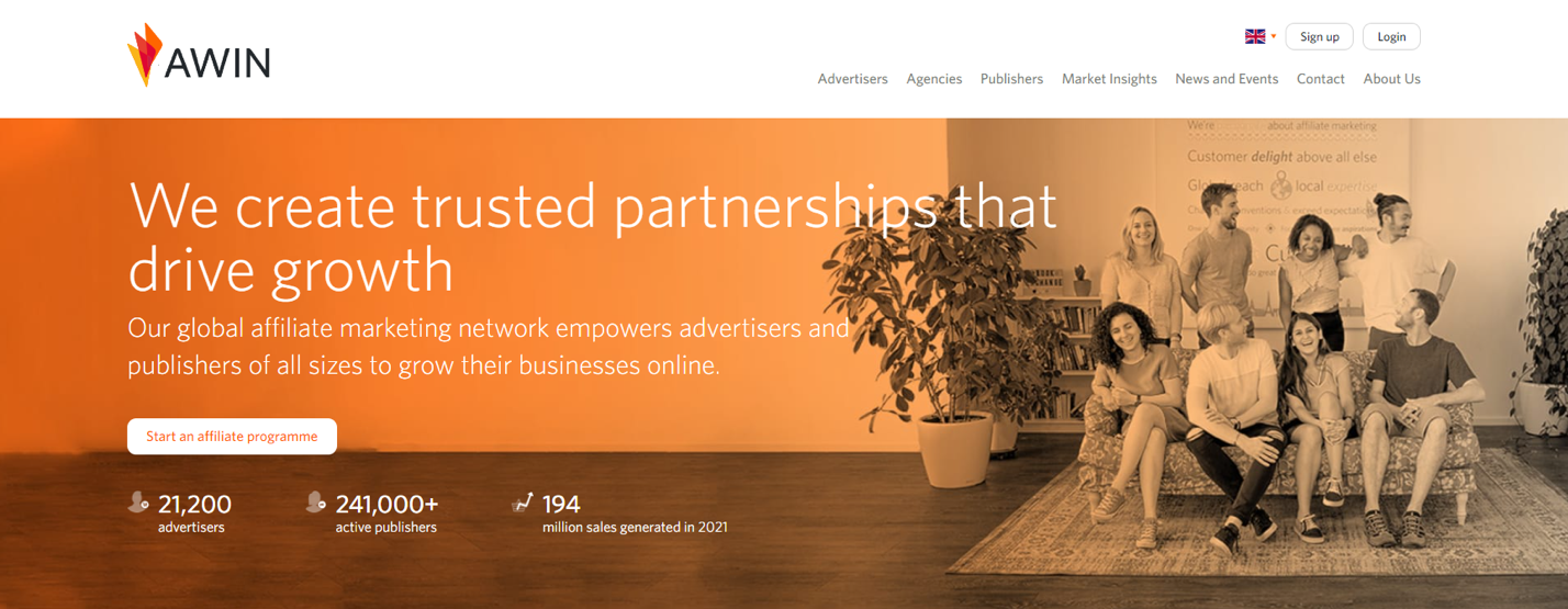 AWIN - Best Affiliate Marketing Network
