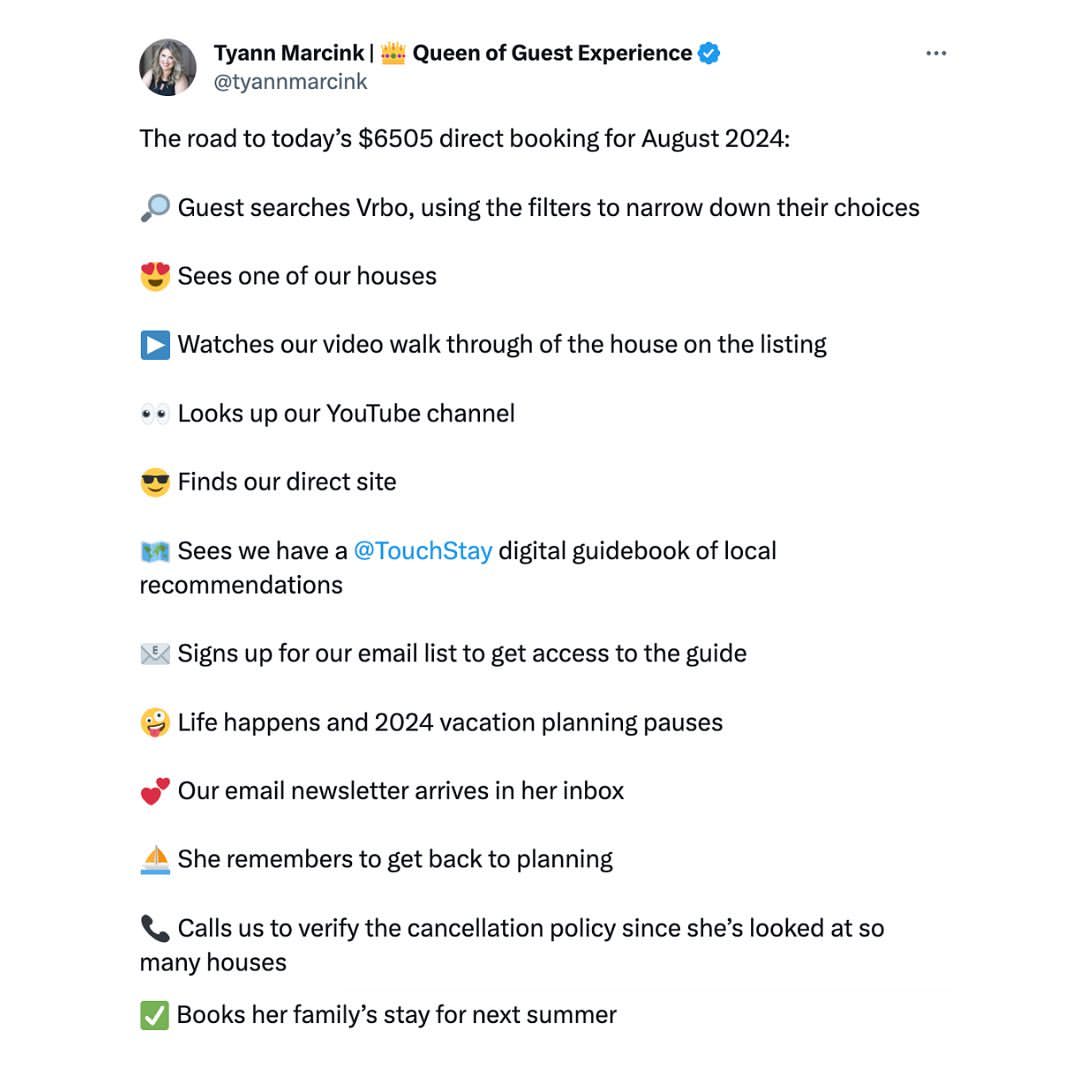 vacation rental email marketing