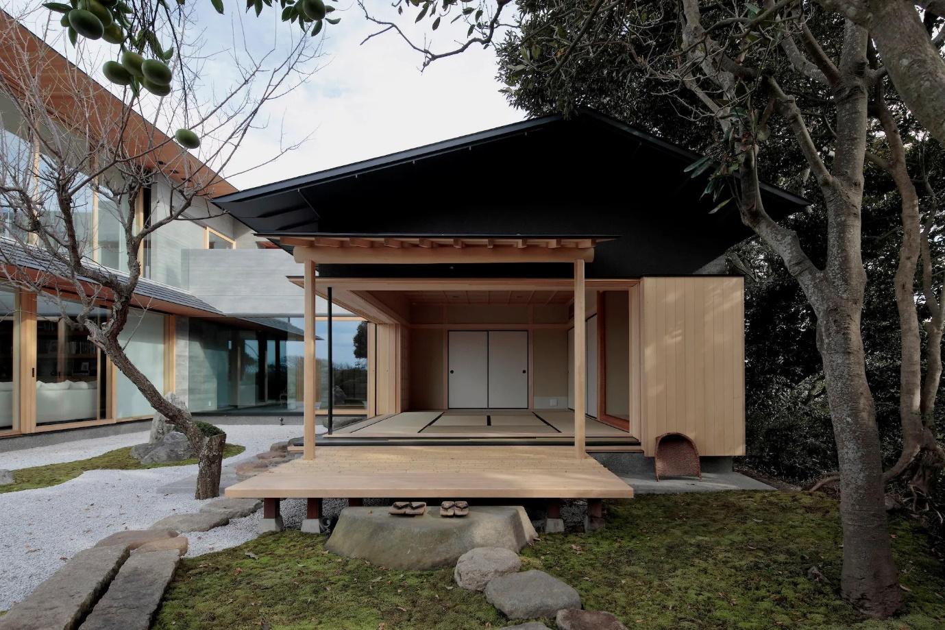desain rumah bambu jepang minimalis