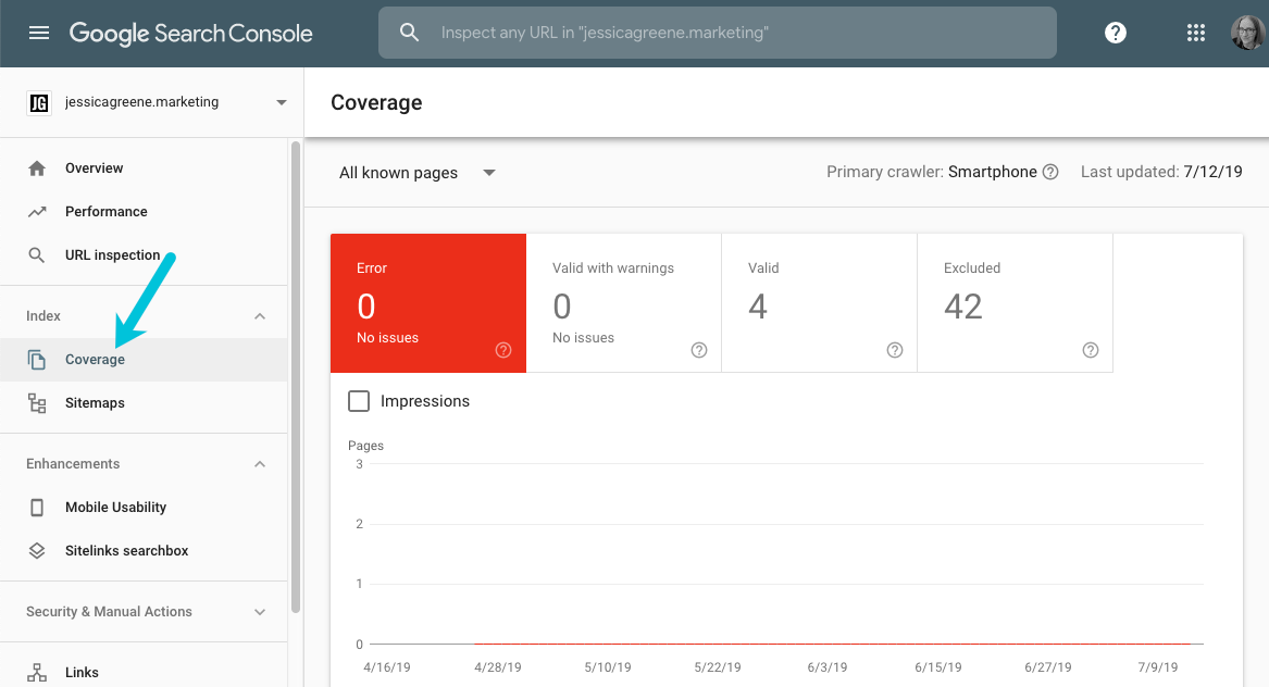 google search console crawl errors report