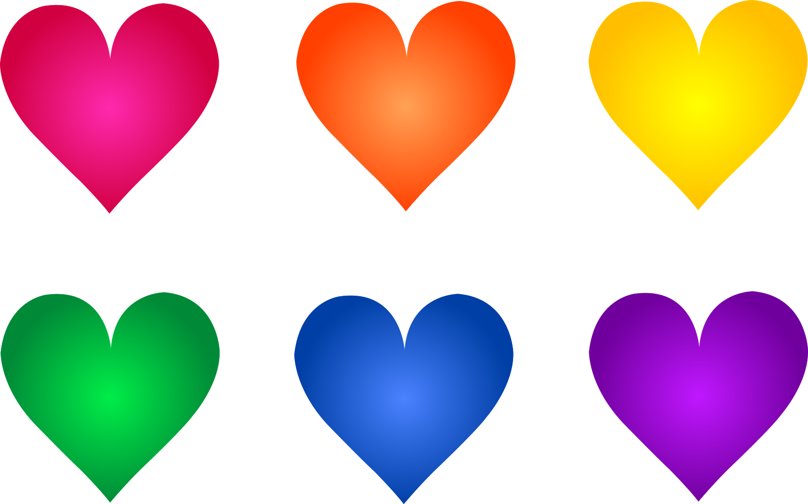 Colorful Valentine Clip Art