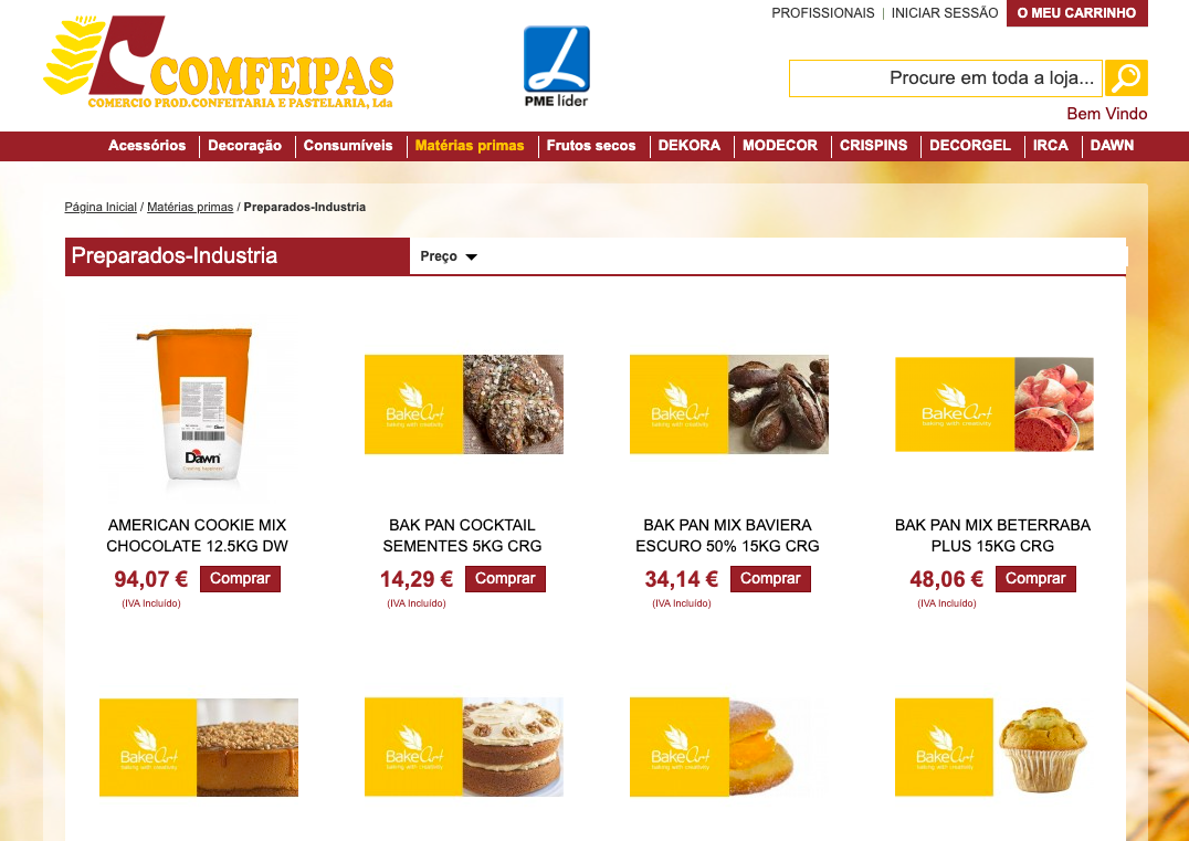 12 Fornecedores para Pastelarias em Portugal - Vendus