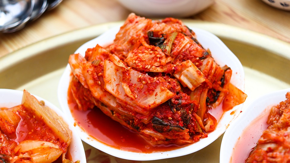 kimchi on the table