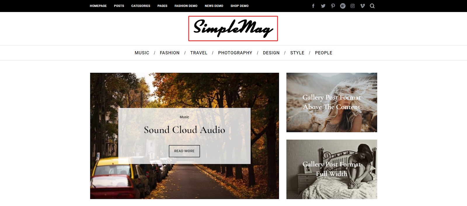 SimpleMag - Magazine theme for Innovative stuff 