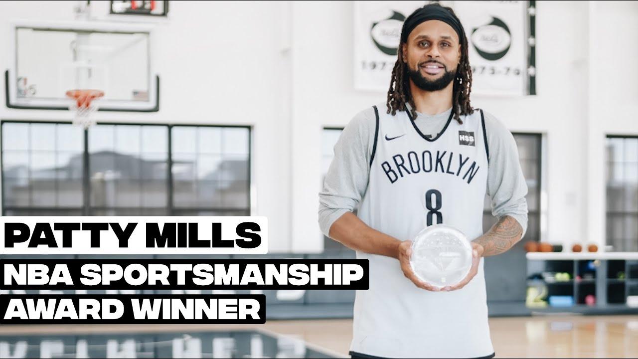 Brooklyn Nets Teammates Surprise Patty Mills with the 2021-22 NBA  Sportsmanship Award - YouTube