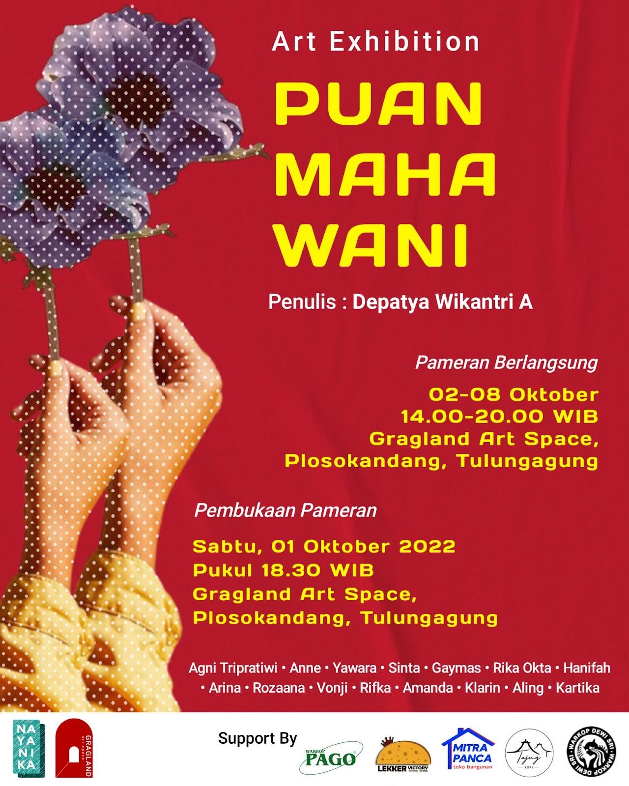 Poster foto pameran Puan Maha Wani. Sumber: @Nayanikakinayan