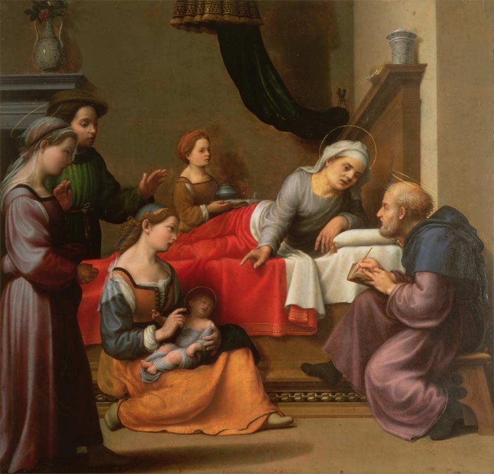 24 giugno, Natività di san Giovanni Battista (Giuliano Bugiardini)