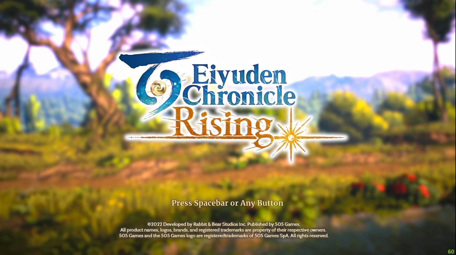 What A Pretty Title Screen! | Eiyuden Chronicle: Rising | 505 Games, Natsume Atari and R&B