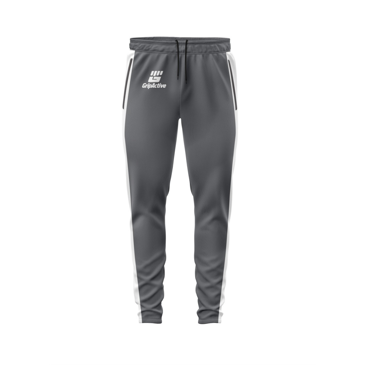 Grip Active Grey And White Colour Training Pants