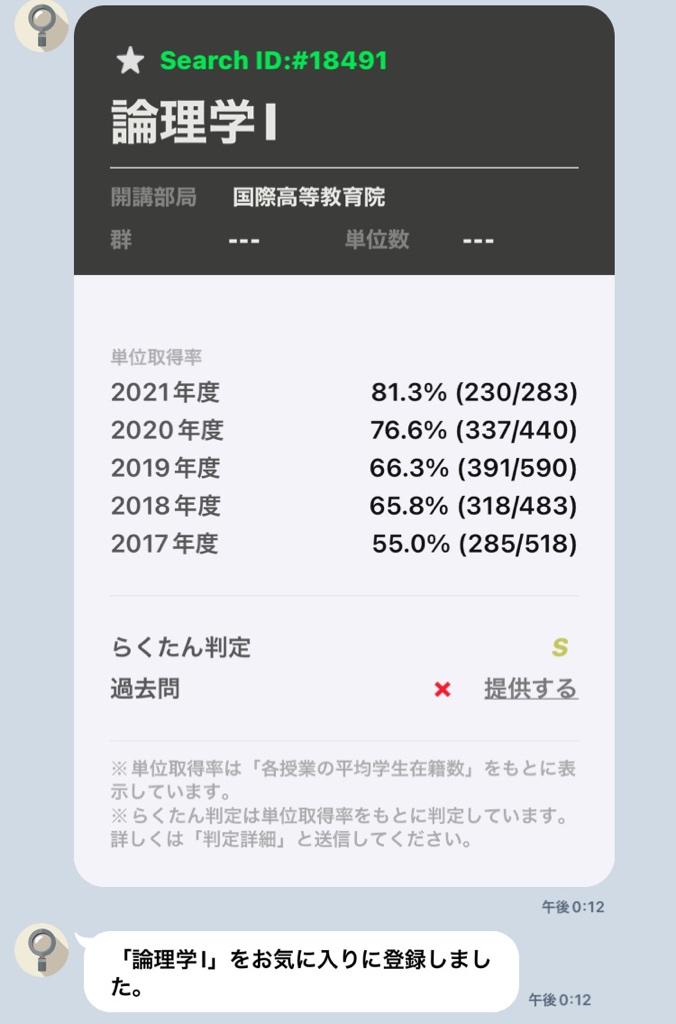 楽単お気に入り登録