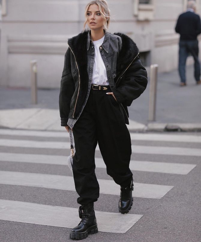 Women's bomber jacket 2022: beautiful looks that won't freeze you up 15
