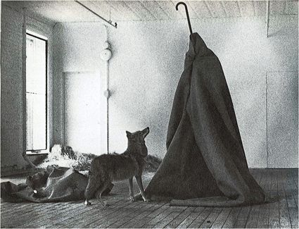 Joseph Beuys &#39;I like America &amp; America likes me&#39; | Fluxus art, Conceptual art, Performance art