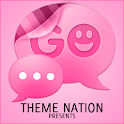 GOSMSTHEME Pro Pink Theme apk