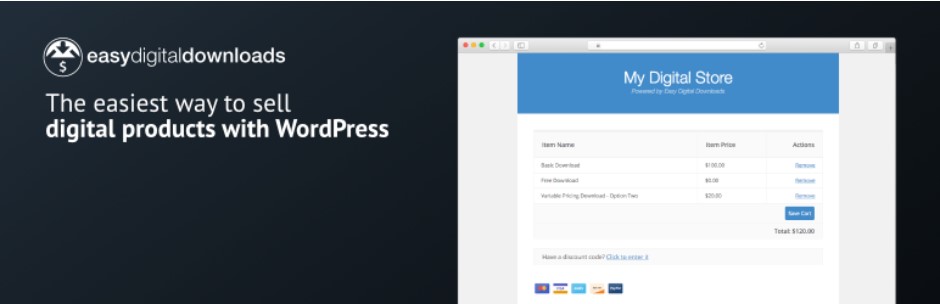 Easy Digital is a WordPress plugin to sell digital downloads. The plugin also allows you to set up recurring payments.