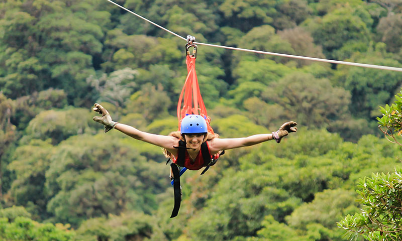 Canopy en Monteverde Costa Rica