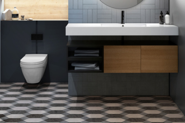 slip resistant flooring for aging in place bathroom custom built michigan