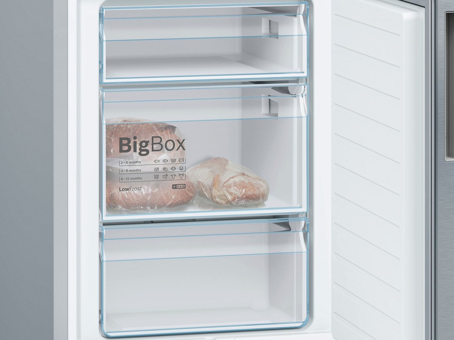 Ящик BigBox в холодильнике Bosch KGV39VL306