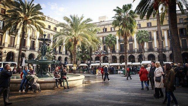 Plaza Real is a great spot in Barcelona