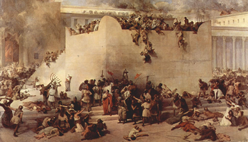 The destruction of the Temple of Jerusalem.