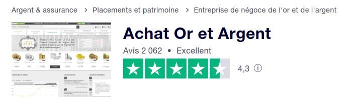 Achat or et argent : avis clients