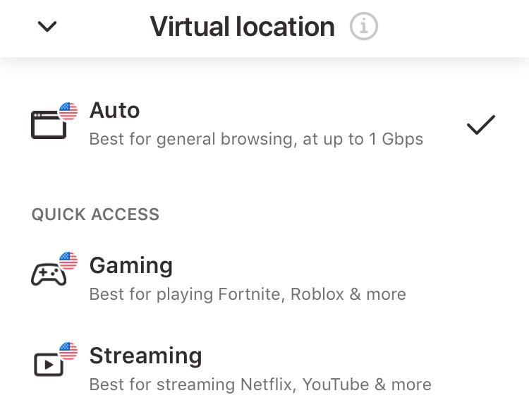 Virtual location