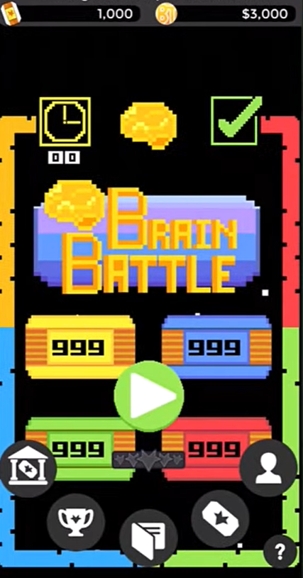 screenshot of the Brain Battle app - Brain Battle Review