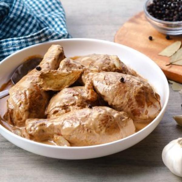 savory dishes with cream chicken adobo