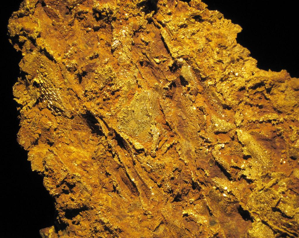 Gold vein stockwork in limonite (Gold Flake Vein, Farncomb… | Flickr
