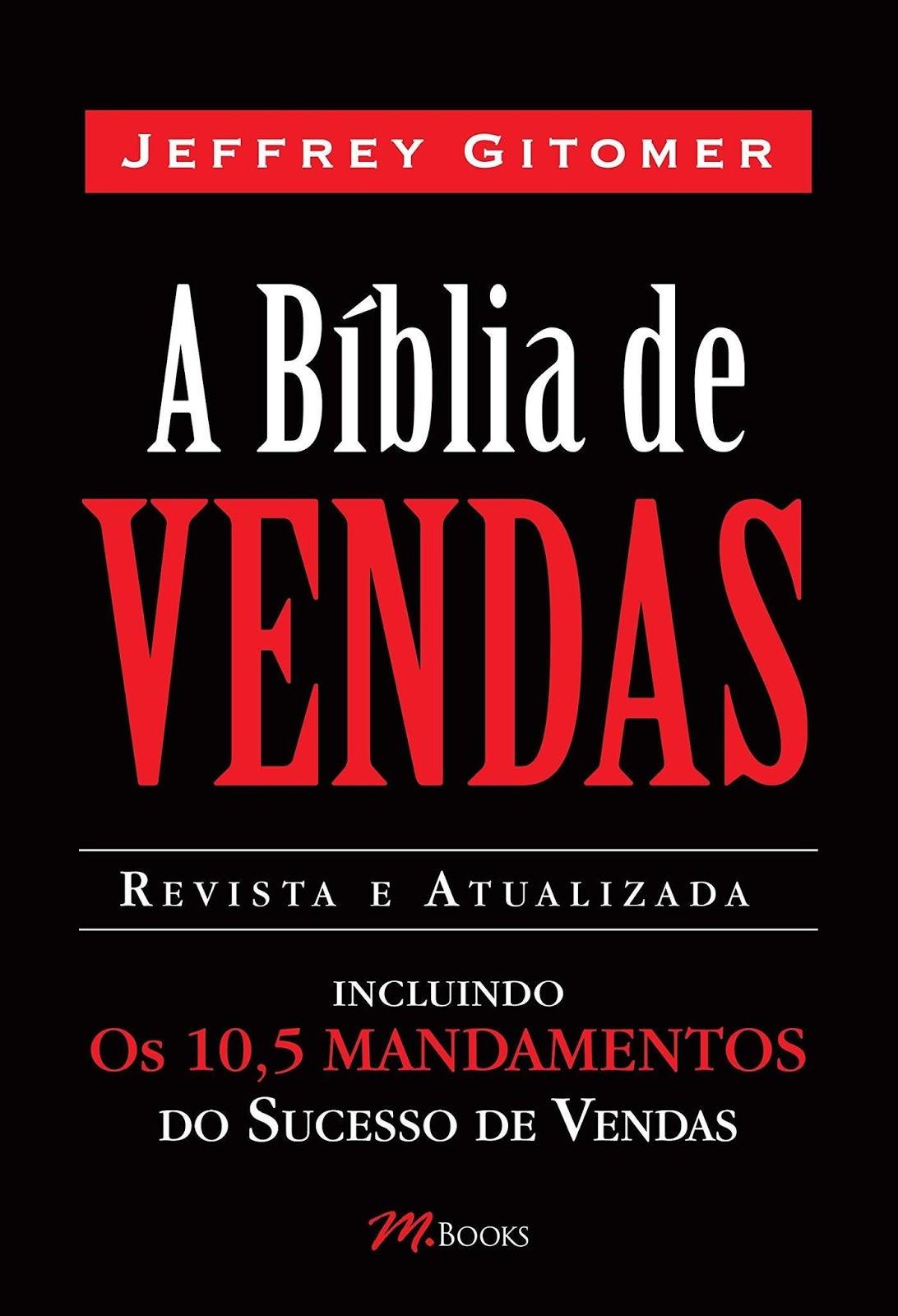 Capa do livro "A Bíblia de Vendas"