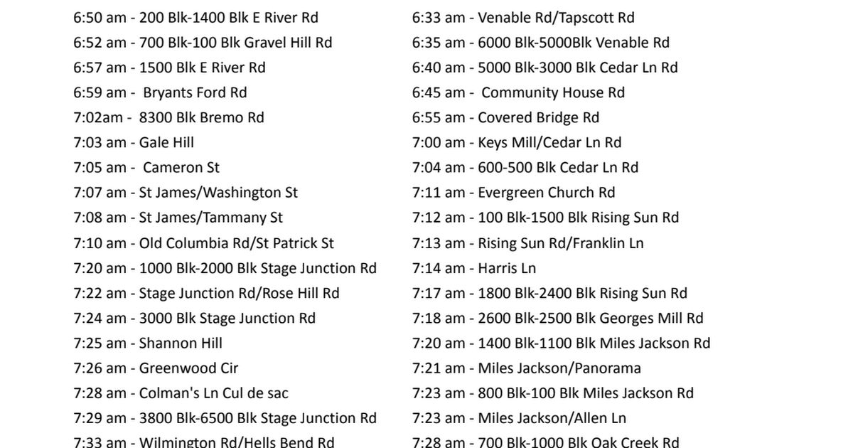 2022-2023 Bus Routes -Central 2022-2023.pdf - Google Drive