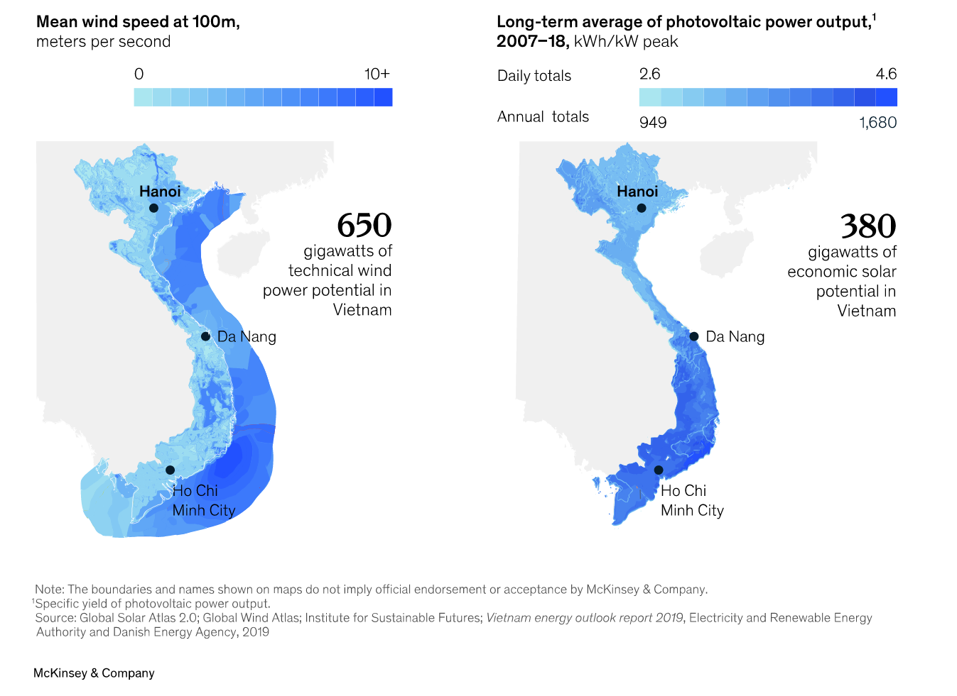 Vietnam's Clean Energy Potential, Source: McKinsey