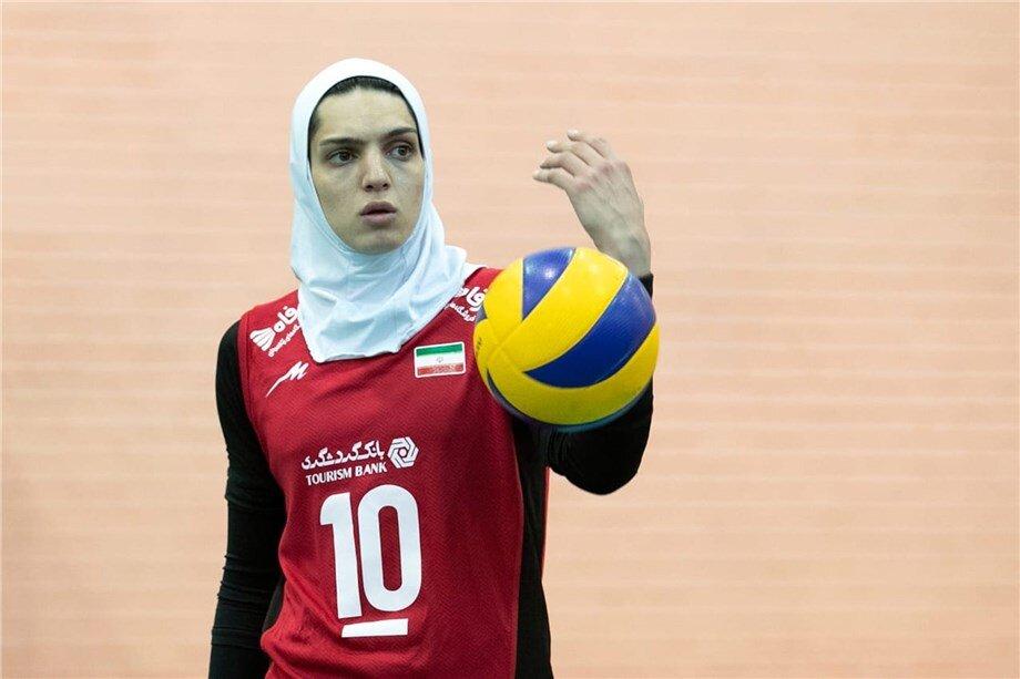 เมเดห์ บอร์ฮานี (Maedeh Borhani) นักวอลเลย์บอลสาวที่ต้องการพาทีมไปสู่ระดับเอเชีย 1