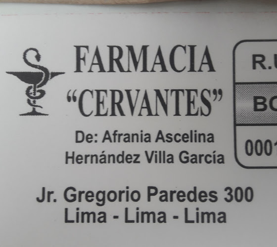 FARMACIA "CERVANTES" - Farmacia