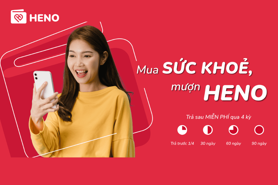 HENO cung cấp dịch vụ mua trước trả sau trong lĩnh vực sức khỏe và làm đẹp