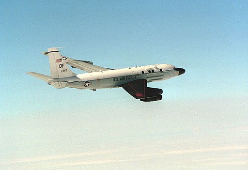 RC-135S COBRA BALL in flight