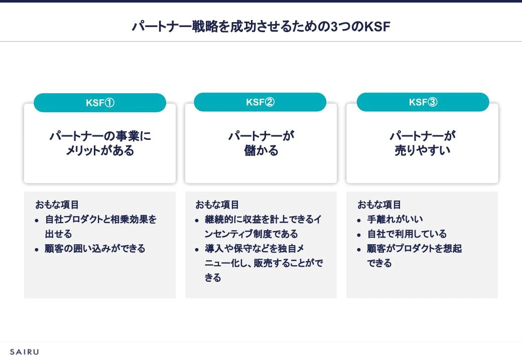パートナー戦略 成功